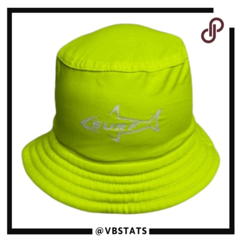 Koala Kids Youth‎ Boy's Surf Graphic Bucket Hat Neon Green Size 4T
